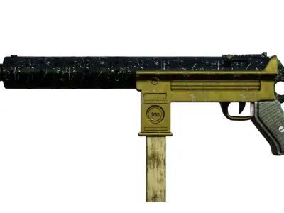 Scifi gun 01 3D model