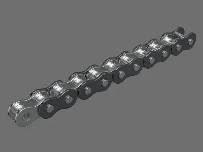 Chain bicycle 3D model