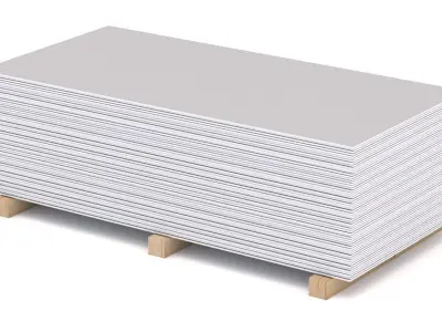 Drywall Pallet Low-poly 3D model