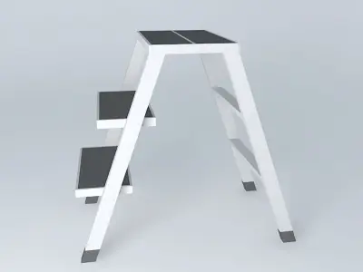 escada doméstica pequena Free 3D model