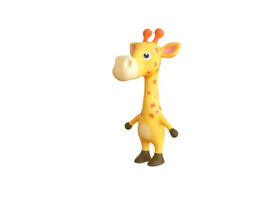 High-Quality 3D Cute Giraffe for Games  Low-poly 3D model