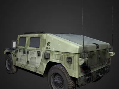 US Army Humvee HMMWV 3D model