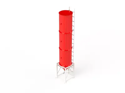 WG 4006 - Grain silo - 3 3D model