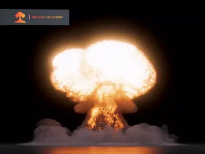 Big Nuclear Explosion 3D Model 3D model