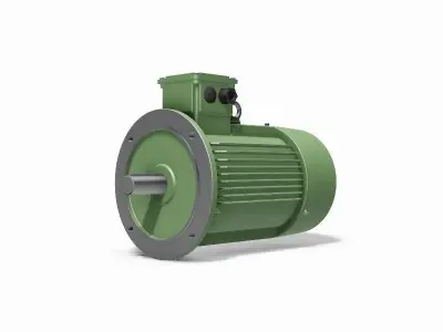 132M B5 IEC electric motor - 3D CAD model 3D model