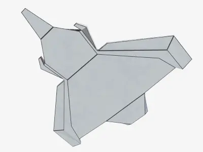 mosquito v10 Low-poly 3D model