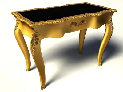 Victorian Table Low-poly 3D model