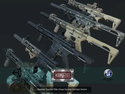 Close Quarters Collection 3D Model Pack
