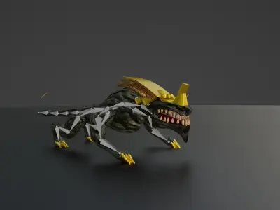 monster lizard  3D model