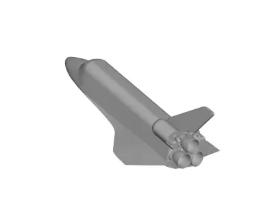 NASA space shuttle 3D model