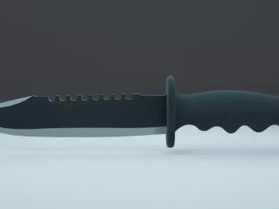 Tactical Knife 3D model