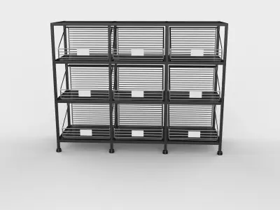 Steel Storage 02 3D model