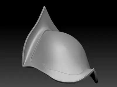 High-poly model Shoulder armor 3D model