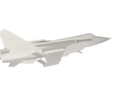 Military Plane concept Low-poly 3D model from CGTrader