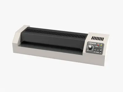 Laminating Machine Low-poly 3D model
