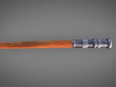 Medieval HandCannon Short Version 3D Model Lowpoly Low-poly 3D model