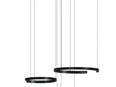 Modern LED Chandelier Ceiling Lamp 3D model