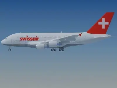 Swiss Air 3D model