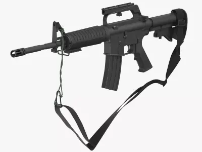 M16 Rifle - M16A2 3D model
