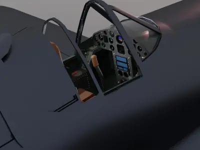 Vought F4u Corsair 3D model