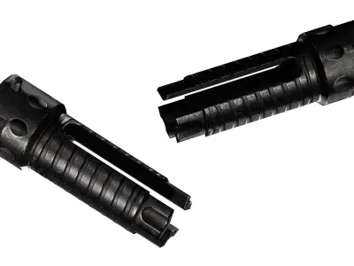 KAC 556 PRT SUPPRESSOR  Low-poly 3D model