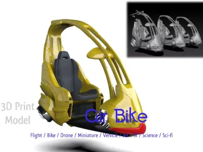 air bike 3D print model