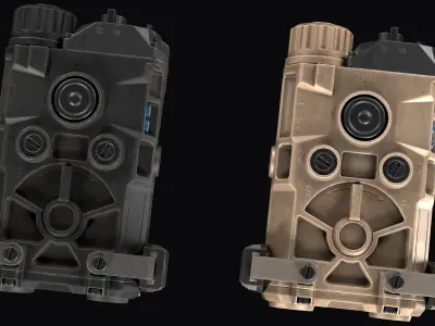 Tactical device Laser Sight EOtech OGL Low-poly 3D model