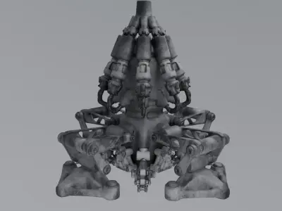 Scifi Portable Generator Free 3D model