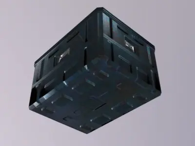Crate Low-poly 3D model purchase