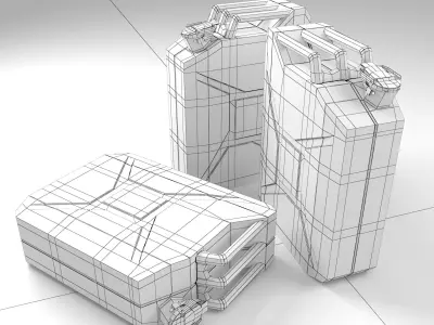 Jerry Can Old 3D model