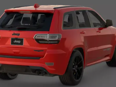 2018 Jeep Grand Cherokee Trackhawk 3D Model  3D model