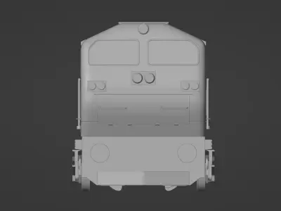 Goods train 3D model