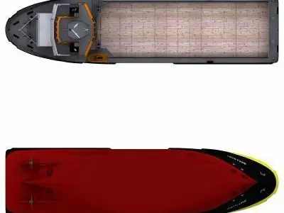 Platform Supply Vessel - 01 - 3D model