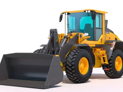 Wheel loader Volvo L60H 3D model