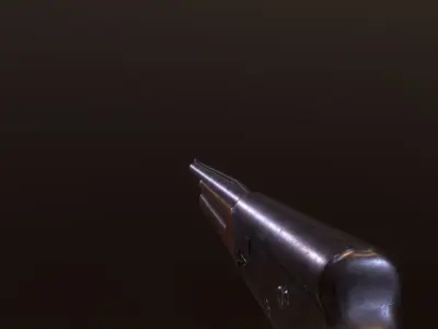 Browning A5 Shotgun low-poly pbr Low-poly 3D model