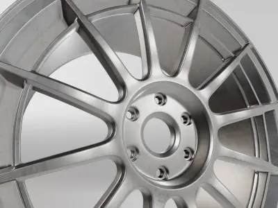 Enkei Spider NT03 Wheel Low-poly 3D model