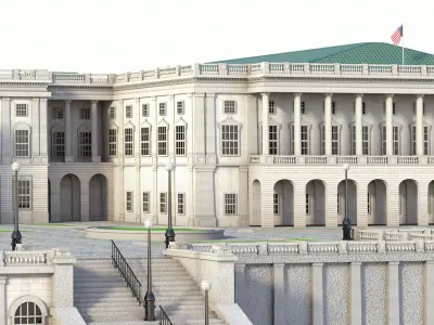 United States Capitol 3D model by marlene008