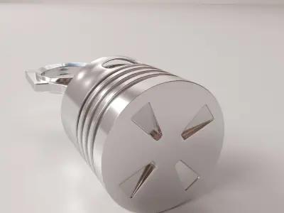 Piston engine 3D model