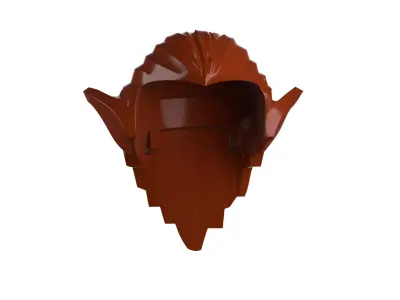Custom3Dprint Minifigure Accessory - Minifigure Hair S2 - 024 3D print model