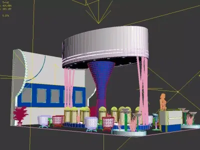 Exhibition - Area -6X9-3DMAX2010-017 3D model