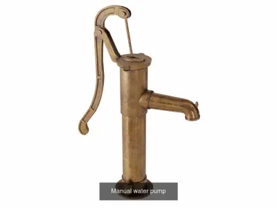 Manual water pumps 3D Model Pack