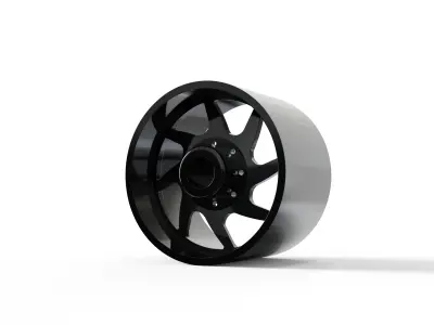 REAR SPECIALITY FORGED D032 WHEEL 3D MODEL 3D model