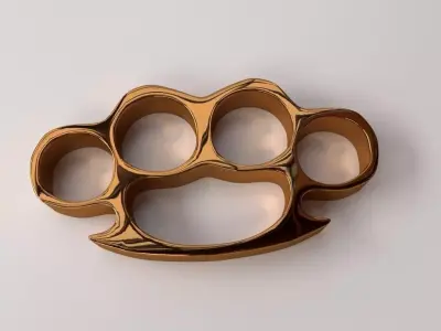 Brass Knuckles 3D model get