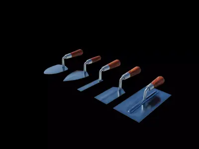Masonry trowel 3D model purchase