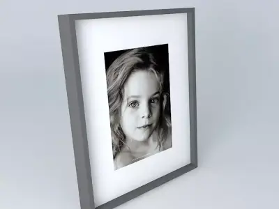 Crate and Barrel Benson 8x10 Frame Free 3D model