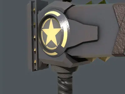 3D Ax axe Free low-poly 3D model