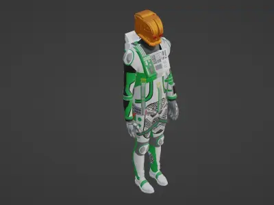 Robot Soldier - Assault Soldier Low-poly 3D model buy