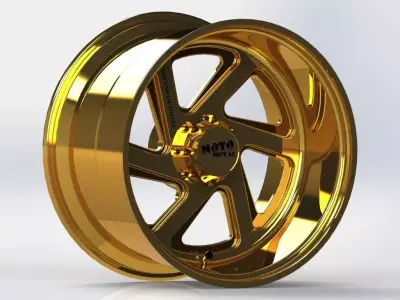 Cast rim MOTO METAL - MO400 3D model