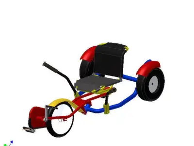 trike bike Free 3D model