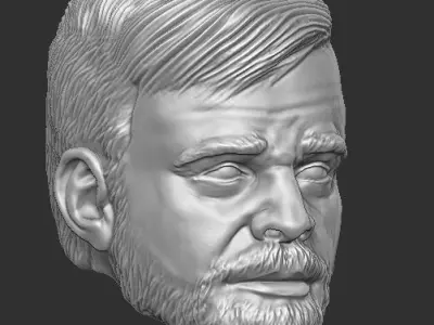 Star Wars Legends Luke Black Series 3D print model